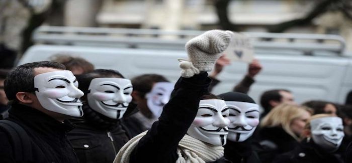 Manif Anonymous 14 01 2014